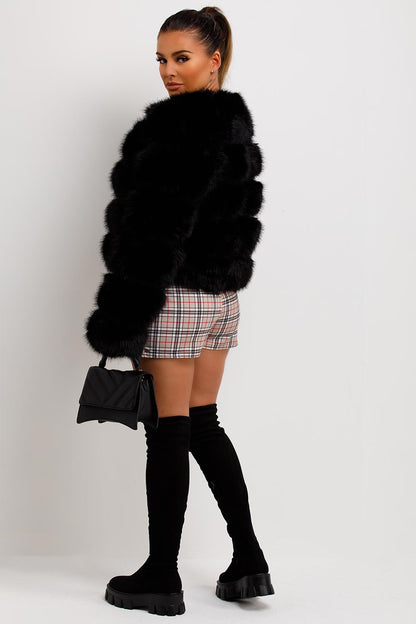 Faux Fur Bubble Coat