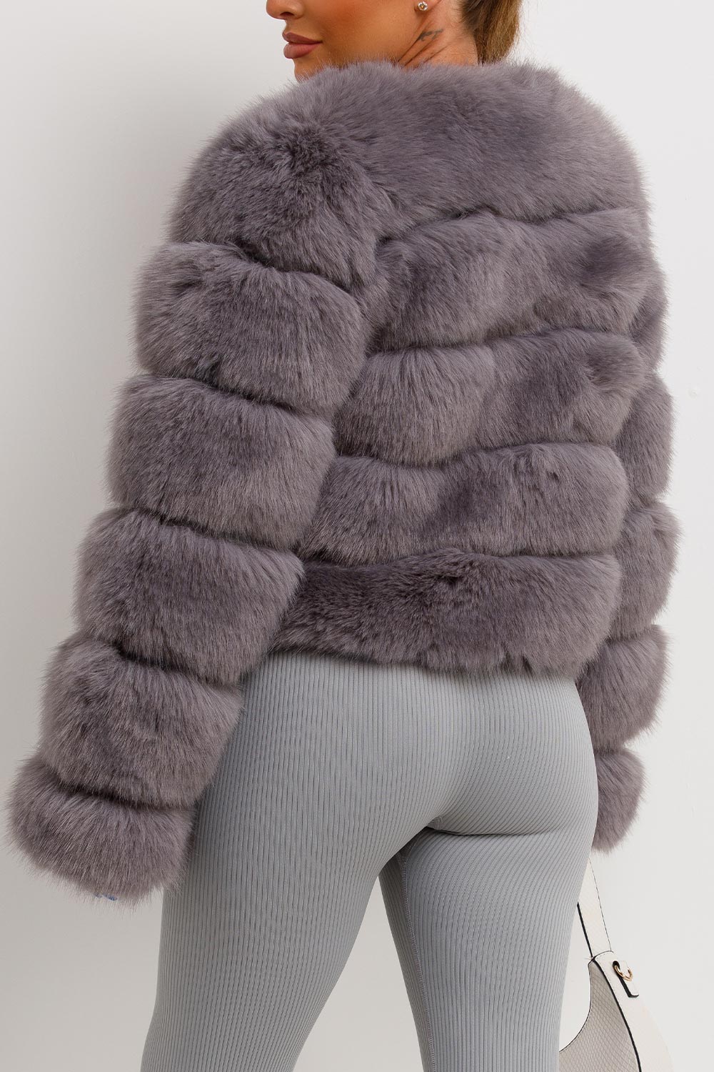 Faux Fur Bubble Coat