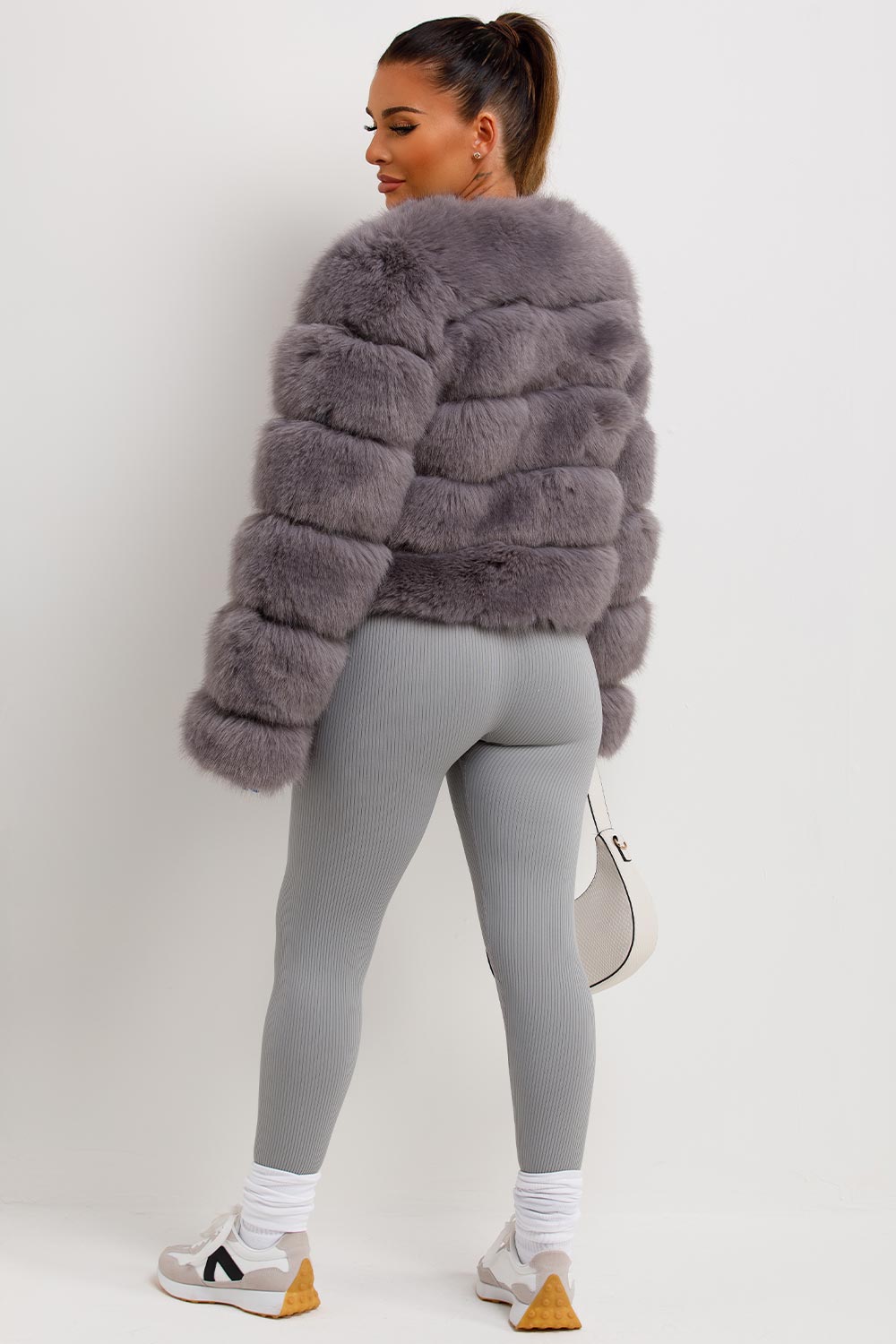 Faux Fur Bubble Coat